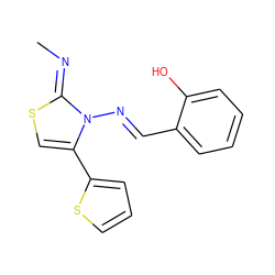 C/N=c1\scc(-c2cccs2)n1/N=C/c1ccccc1O ZINC000012649915