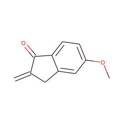 C=C1Cc2cc(OC)ccc2C1=O ZINC000028456056