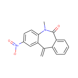 C=C1c2ccccc2C(=O)N(C)c2ccc([N+](=O)[O-])cc21 ZINC000095557666