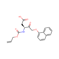 C=CCOC(=O)N[C@@H](CC(=O)O)C(=O)COc1cccc2ccccc12 ZINC000001541604