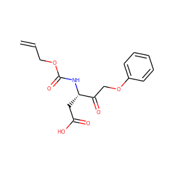 C=CCOC(=O)N[C@@H](CC(=O)O)C(=O)COc1ccccc1 ZINC000001541603