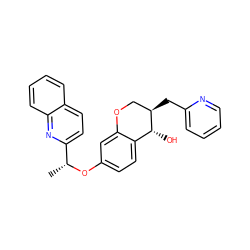 C[C@@H](Oc1ccc2c(c1)OC[C@@H](Cc1ccccn1)[C@@H]2O)c1ccc2ccccc2n1 ZINC000027979798