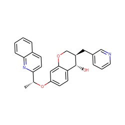 C[C@@H](Oc1ccc2c(c1)OC[C@@H](Cc1cccnc1)[C@@H]2O)c1ccc2ccccc2n1 ZINC000027994572