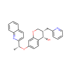 C[C@@H](Oc1ccc2c(c1)OC[C@H](Cc1ccccn1)[C@@H]2O)c1ccc2ccccc2n1 ZINC000027992448