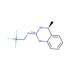 C[C@@H]1N/C(=N/CC(F)(F)F)Nc2ccccc21 ZINC000029131320
