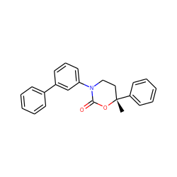 C[C@]1(c2ccccc2)CCN(c2cccc(-c3ccccc3)c2)C(=O)O1 ZINC000072118765