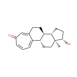 C[C@]12CC[C@@H]3c4cccc(=O)cc4CC[C@H]3[C@@H]1CC[C@@H]2O ZINC000013766665