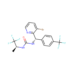 C[C@H](NC(=O)N[C@@H](c1ccc(C(F)(F)F)cc1)c1ncccc1Br)C(F)(F)F ZINC000217931444