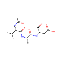 CC(=O)N[C@H](C(=O)N[C@@H](C)C(=O)N[C@H](C=O)CC(=O)O)C(C)C ZINC000002567649