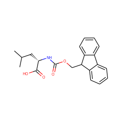 CC(C)C[C@H](NC(=O)OCC1c2ccccc2-c2ccccc21)C(=O)O ZINC000082067500
