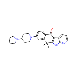 CC1(C)c2cc(N3CCC(N4CCCC4)CC3)ccc2C(=O)c2c1[nH]c1ncccc21 ZINC000114800150