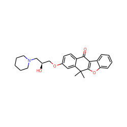 CC1(C)c2cc(OC[C@@H](O)CN3CCCCC3)ccc2C(=O)c2c1oc1ccccc21 ZINC000114802788