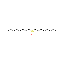 CCCCCCCC[S+]([O-])CCCCCCCC ZINC000096272028
