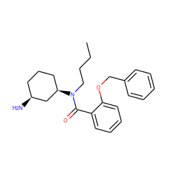 CCCCN(C(=O)c1ccccc1OCc1ccccc1)[C@@H]1CCC[C@H](N)C1 ZINC000096286345