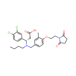 CCCCN(Cc1ccc(OCCN2C(=O)CCC2=O)c(C)c1)[C@@H](CC(=O)O)c1ccc(Cl)c(Cl)c1 ZINC000207116823