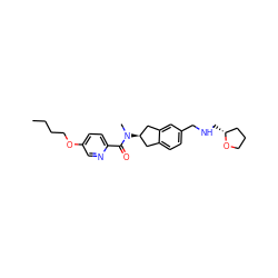 CCCCOc1ccc(C(=O)N(C)[C@@H]2Cc3ccc(CNC[C@@H]4CCCO4)cc3C2)nc1 ZINC000096174237