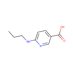 CCCNc1ccc(C(=O)O)cn1 ZINC000019844546