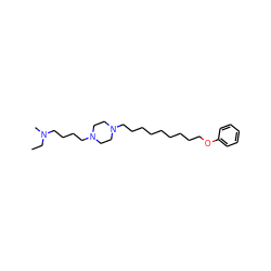 CCN(C)CCCCN1CCN(CCCCCCCCCOc2ccccc2)CC1 ZINC000103184494