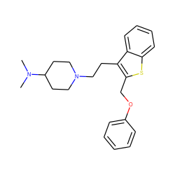 CN(C)C1CCN(CCc2c(COc3ccccc3)sc3ccccc23)CC1 ZINC000027527138