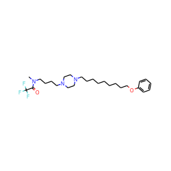 CN(CCCCN1CCN(CCCCCCCCCOc2ccccc2)CC1)C(=O)C(F)(F)F ZINC000103184411
