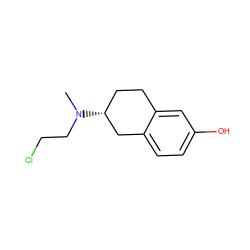 CN(CCCl)[C@@H]1CCc2cc(O)ccc2C1 ZINC000029556833