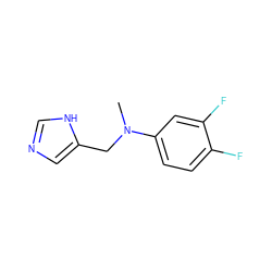 CN(Cc1cnc[nH]1)c1ccc(F)c(F)c1 ZINC000096177543