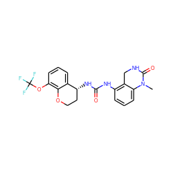 CN1C(=O)NCc2c(NC(=O)N[C@@H]3CCOc4c(OC(F)(F)F)cccc43)cccc21 ZINC000143628861