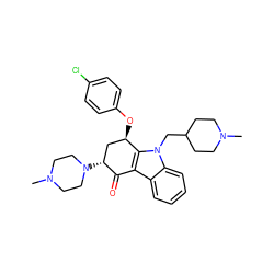CN1CCC(Cn2c3c(c4ccccc42)C(=O)[C@H](N2CCN(C)CC2)C[C@H]3Oc2ccc(Cl)cc2)CC1 ZINC000028571740