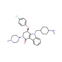 CNC1CCC(Cn2c3c(c4ccccc42)C(=O)[C@H](N2CCN(C)CC2)C[C@H]3Oc2ccc(Cl)cc2)CC1 ZINC000028572524