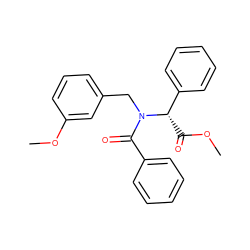 COC(=O)[C@@H](c1ccccc1)N(Cc1cccc(OC)c1)C(=O)c1ccccc1 ZINC001772599514