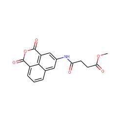 COC(=O)CCC(=O)Nc1cc2c3c(cccc3c1)C(=O)OC2=O ZINC000095584202