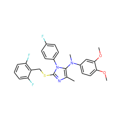 COc1ccc(N(C)c2c(C)nc(SCc3c(F)cccc3F)n2-c2ccc(F)cc2)cc1OC ZINC001772598597
