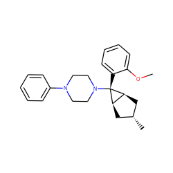 COc1ccccc1[C@@]1(N2CCN(c3ccccc3)CC2)[C@H]2C[C@H](C)C[C@H]21 ZINC000101511246