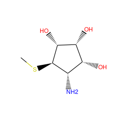 CS[C@@H]1[C@@H](N)[C@@H](O)[C@@H](O)[C@H]1O ZINC000006019793