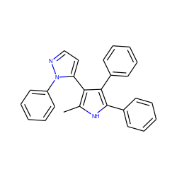 Cc1[nH]c(-c2ccccc2)c(-c2ccccc2)c1-c1ccnn1-c1ccccc1 ZINC000169352546