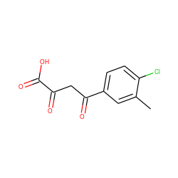 Cc1cc(C(=O)CC(=O)C(=O)O)ccc1Cl ZINC000101504435