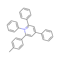 Cc1ccc(-c2cc(-c3ccccc3)cc(-c3ccccc3)[n+]2-c2ccccc2)cc1 ZINC000005416966