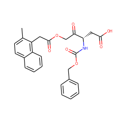 Cc1ccc2ccccc2c1CC(=O)OCC(=O)[C@H](CC(=O)O)NC(=O)OCc1ccccc1 ZINC000058581897
