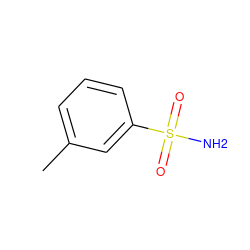 Cc1cccc(S(N)(=O)=O)c1 ZINC000000151233