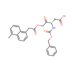Cc1cccc2c(CC(=O)OCC(=O)[C@H](CC(=O)O)NC(=O)OCc3ccccc3)cccc12 ZINC000058592306