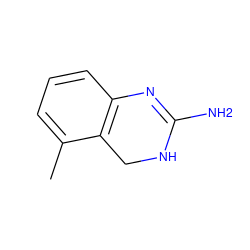Cc1cccc2c1CNC(N)=N2 ZINC000029131617