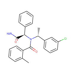 Cc1ccccc1C(=O)N([C@H](C)c1cccc(Cl)c1)[C@@H](C(N)=O)c1ccccc1 ZINC001772604625