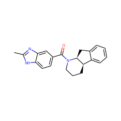 Cc1nc2cc(C(=O)N3CCC[C@@H]4c5ccccc5C[C@@H]43)ccc2[nH]1 ZINC000117625248