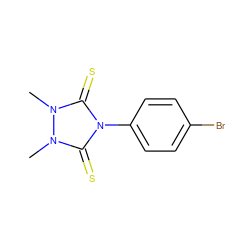 Cn1c(=S)n(-c2ccc(Br)cc2)c(=S)n1C ZINC000103190297