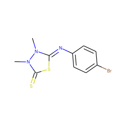 Cn1c(=S)s/c(=N\c2ccc(Br)cc2)n1C ZINC000103190512