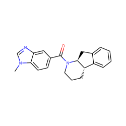 Cn1cnc2cc(C(=O)N3CCC[C@H]4c5ccccc5C[C@@H]43)ccc21 ZINC000096169405