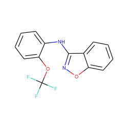 FC(F)(F)Oc1ccccc1Nc1noc2ccccc12 ZINC000045302649