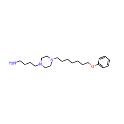 NCCCCN1CCN(CCCCCCCOc2ccccc2)CC1 ZINC000103192200
