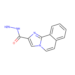 NNC(=O)c1cn2ccc3ccccc3c2n1 ZINC000000434357
