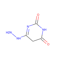 NNC1=NC(=O)NC(=O)C1 ZINC000003954328